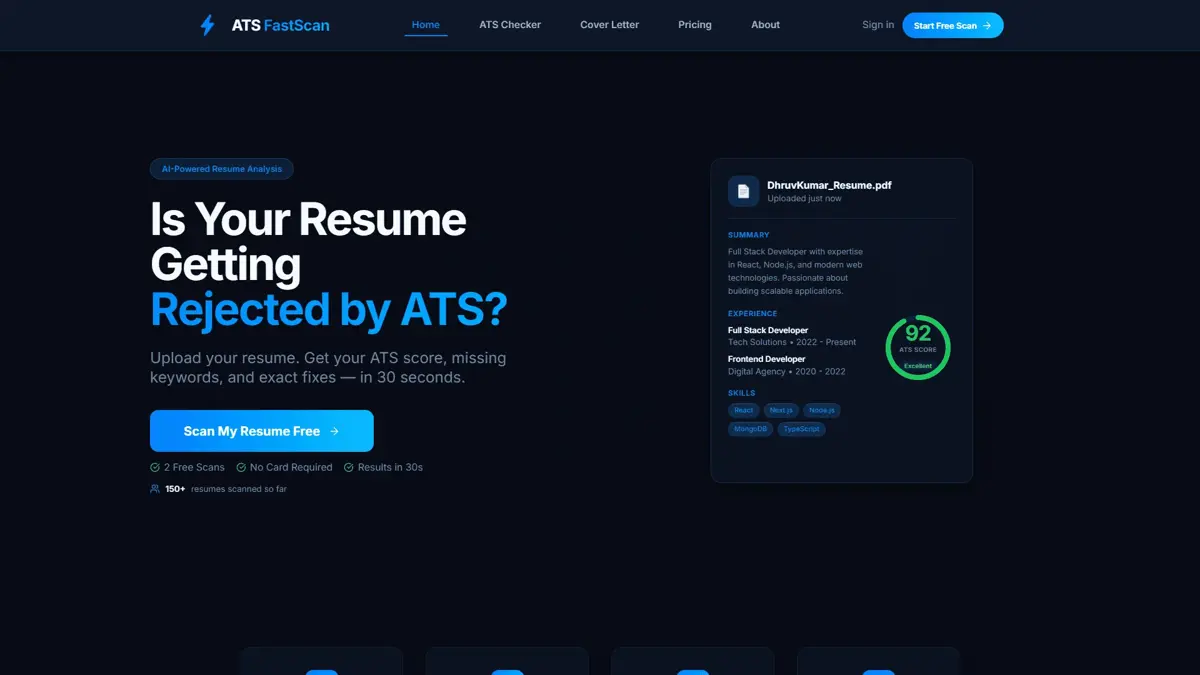 ATS FastScan — project preview