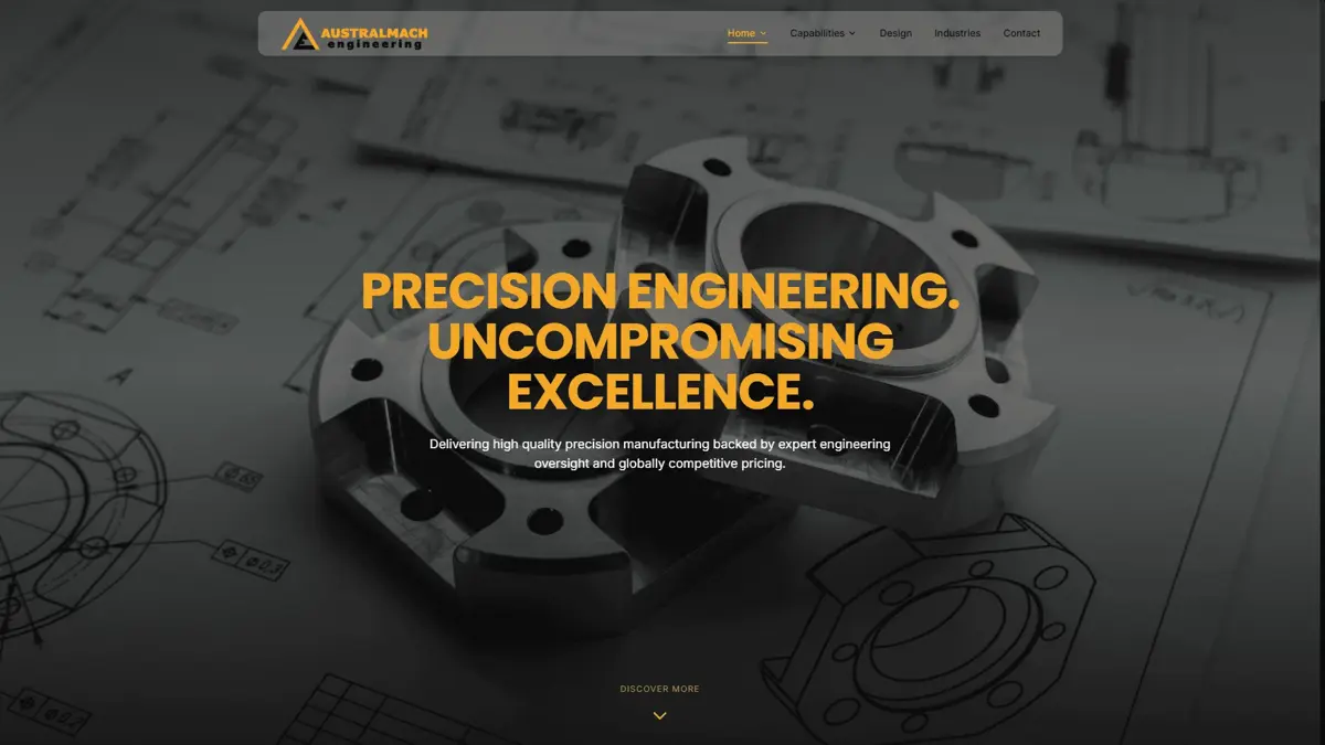 AustralMach Engineering — project preview