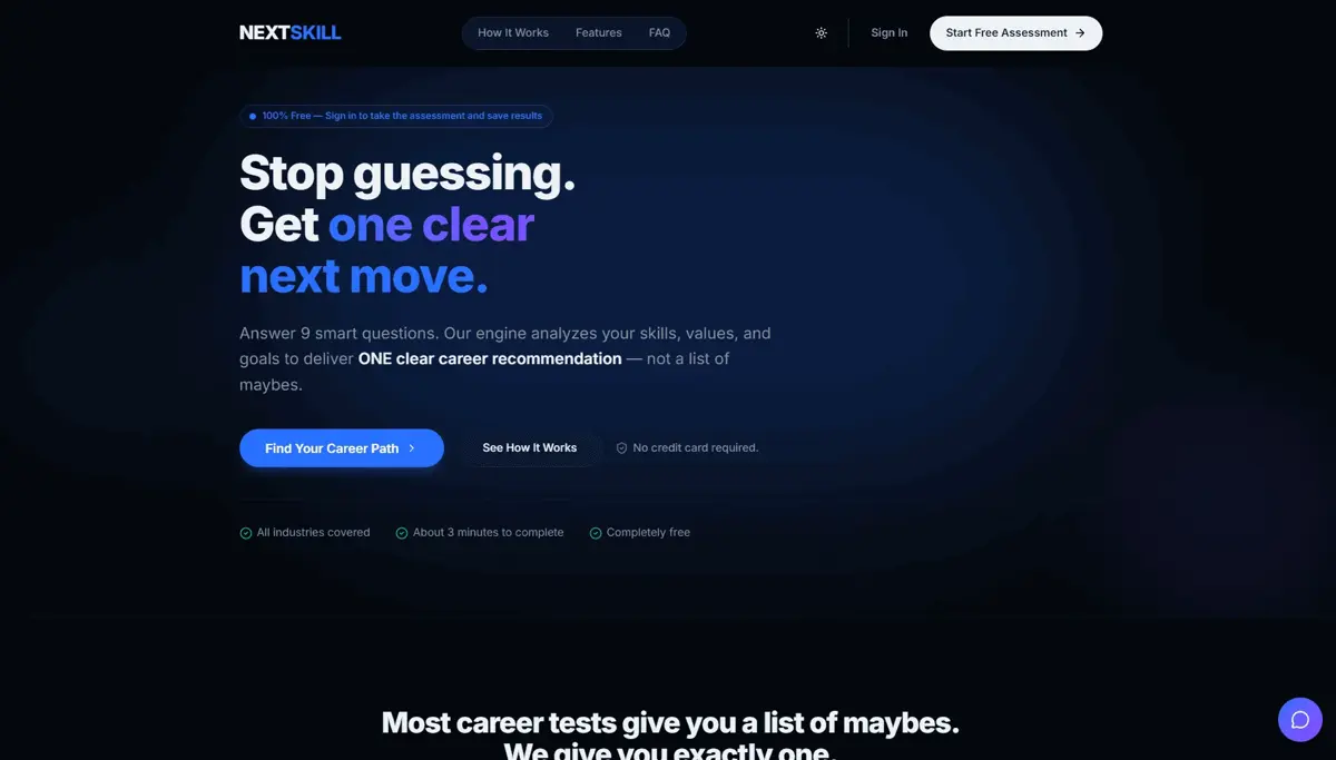 NextSkillz — project preview